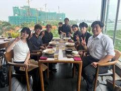 P社レストランで会食した
