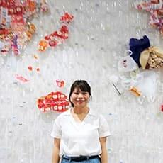 青木ゼミによるSDGsWEEKペットボトルアート