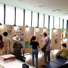 世田谷区在宅療養講演会にて学生制作ACPポスター展示