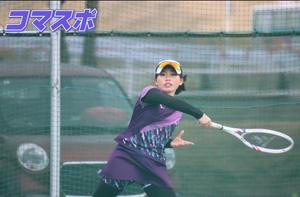 新進テニス　熱戦が繰り広げられる