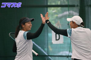 関東大学テニスリーグ戦　専修大相手に快勝
