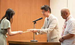 「令和7年度 学長学業奨励賞」の授与式を執り行いました