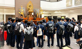 富士見市立本郷中学校の3年生が本学を訪問しました